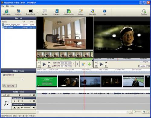 VideoPad Video Editor 2.06 - T�l�charger 2.06